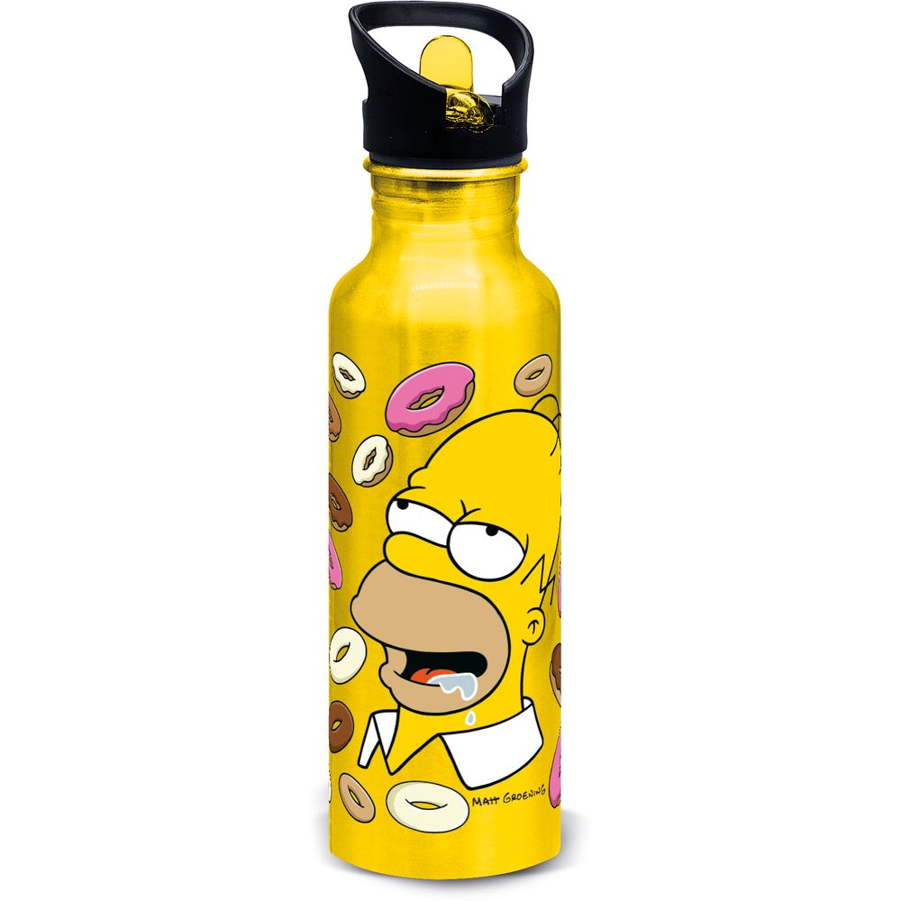 Botella 800ml Aluminio Vegas Sipper Los Simpsons Homero